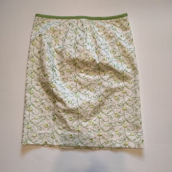 Peck & Peck Flowered Preppy Skirt - Picture 1 of 7